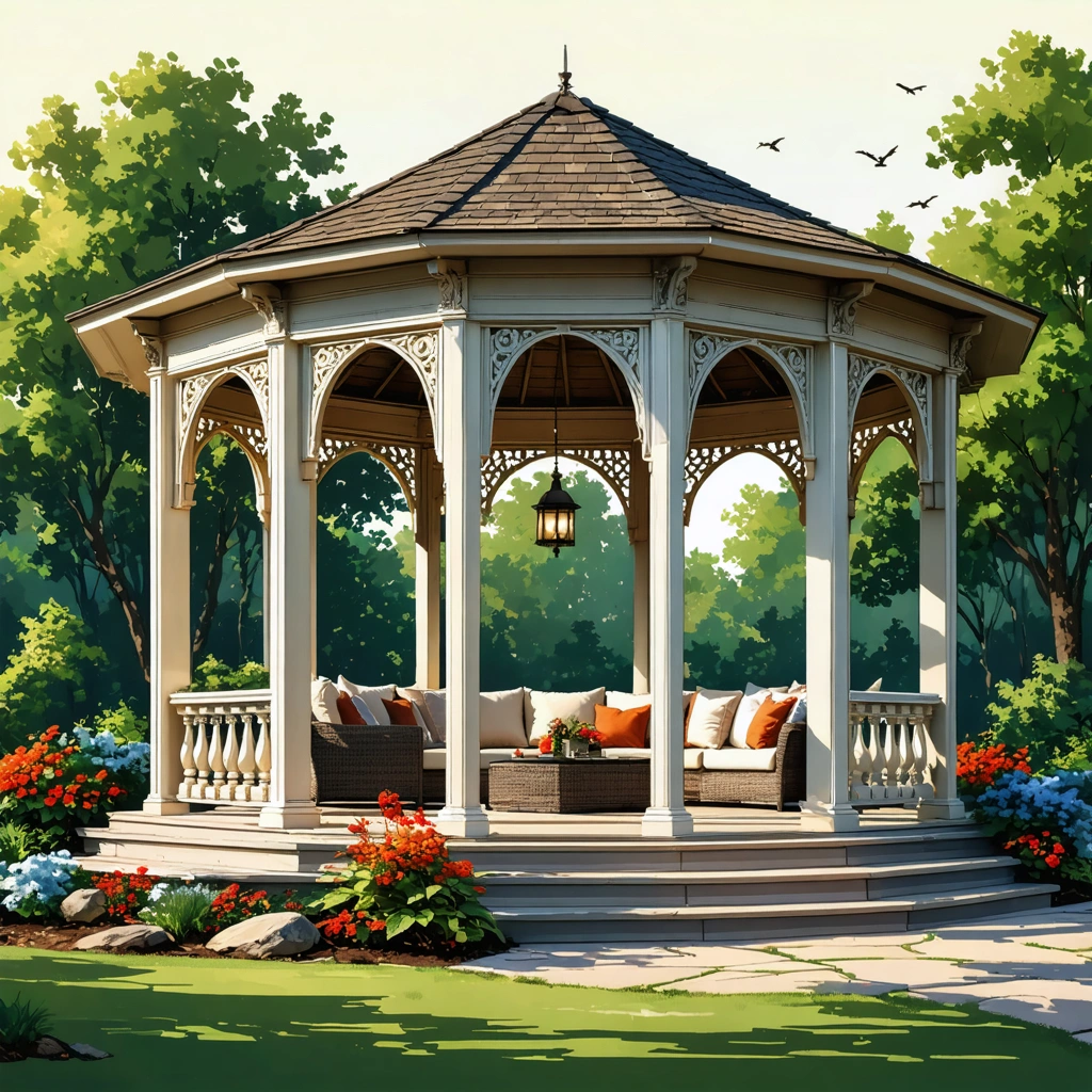 Как работает проект беседки чертежи? Разбираемся в деталях