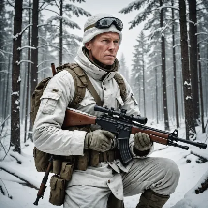 Симо Хяюхя: Легенда снайперского искусства и тайна его лица